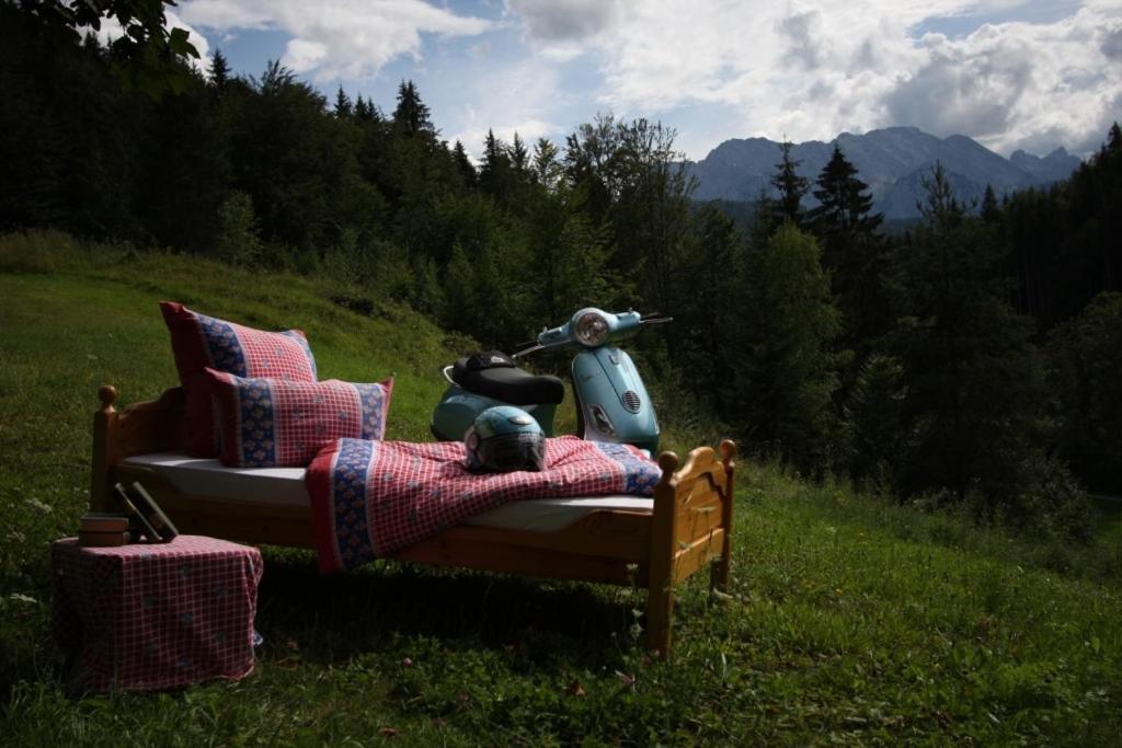 Berghaus Alpenland Apartment Klais Εξωτερικό φωτογραφία
